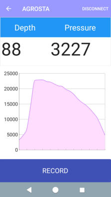 Android app for Agrosta Copains soil penetrometer