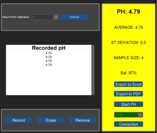 agrosta ph meter app fro windows